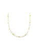 5mm Cream Silverite Rondelle Necklace