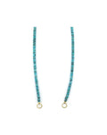 Lock Ready: 4mm Heishi Dark Turquoise Strand