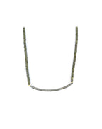 The Lina Necklace: Brown Garnet