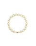 14K Gold Diamond Circle Link Bracelet