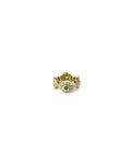 Mini 14K Gold Diamond Evil Eye Spacer