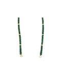 Lock Ready: Open Forest Green Dyed Sapphire Strand