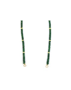 Lock Ready: Open Forest Green Dyed Sapphire Strand