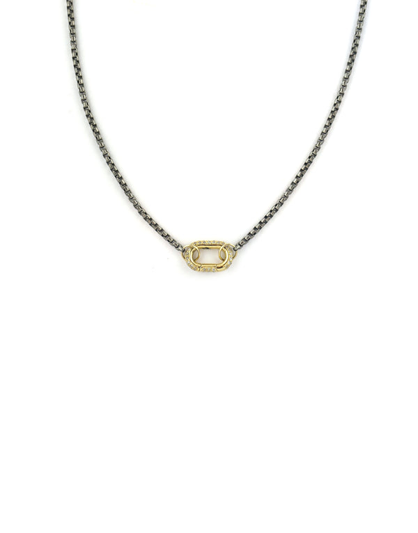 Colour Blossom Lariat Necklace, Yellow Gold, Onyx And Diamond