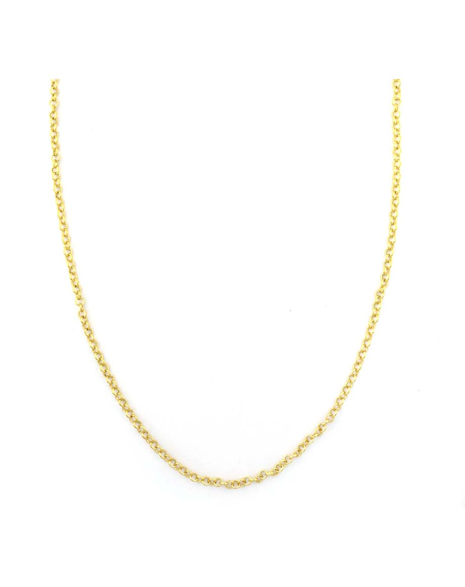 Long Gold-Filled Rolo Chain
