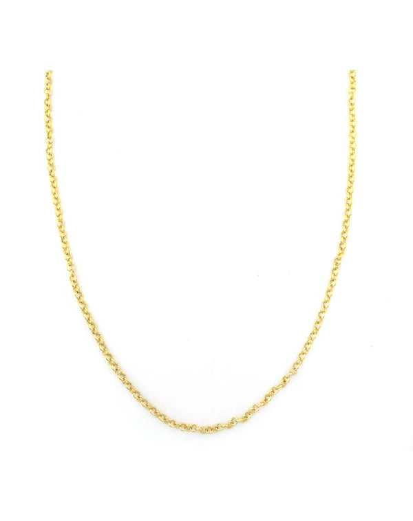 Long Gold-Filled Rolo Chain