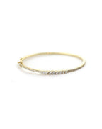 14K Gold Graduated Diamond Bangle