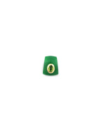 14K Gold Peridot Jade Spacer Slide Charm