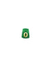 14K Gold Peridot Jade Slide Charm