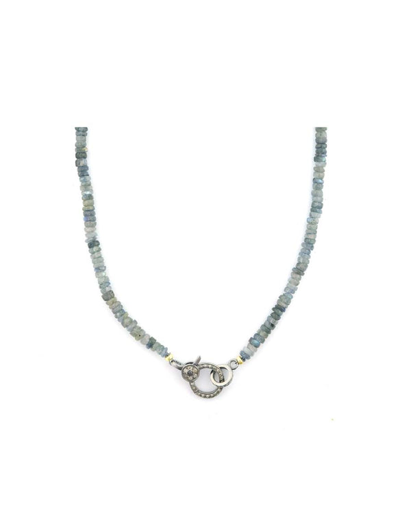 The Eva Lock Necklace - Labradorite