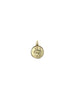 14K Gold Lucky Charm Disk Charm