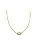 The Luxe Lexi Lock Necklace: Gold Filled Cuban