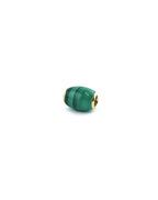14K Gold Malachite Tube Spacer