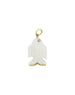14K Gold Carved Mother of Pearl Fish