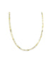 4mm White Natural Zircon Rondelle Necklace