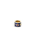 Mini 14K Navy Enamel Rainbow Sapphire Charm Spacer