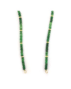 Lock Ready: Open Ombre Tsavorite Rondelle Strand