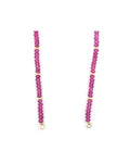 Lock Ready: Open Faceted Pink Topaz Rondelle Strand