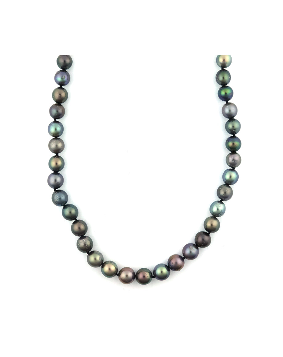 8mm Pistachio Tahitian Pearl Necklace