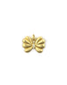 14K Gold Diamond Puffy Butterfly Charm