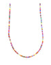 4mm Rainbow Opal Rondelle Long Beaded Necklace