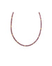 Raspberry Sapphire Rondelle Necklace