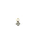 Silver Diamond Clover Earring Charm