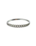 Silver & Diamond Cuban Link Bangle