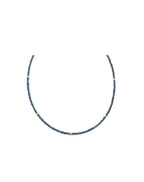 Seed Peacock Pearl Rondelle Necklace