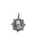 Silver Trio Diamond Edge Victoria Empress Charm
