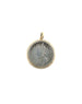 14K Gold Diamond Frame Empress Coin Charm