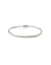 14K White Gold 2.1ct Bezel Tennis Bracelet