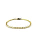 14K Yellow Gold 2ct Cupcake Tennis Bracelet