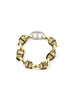 14K Gold Anchor Diamond Lock Bracelet
