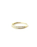 14K Yellow Gold Vertical .32ct Baguette Channel Set 1/2 Ring