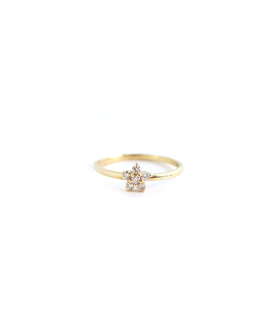 14k gold ring with small diamonds Clearance