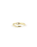 14K Gold Diamond Eye Snake Ring
