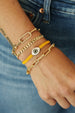 Cosmic Eye Bracelet: Yellow Thread
