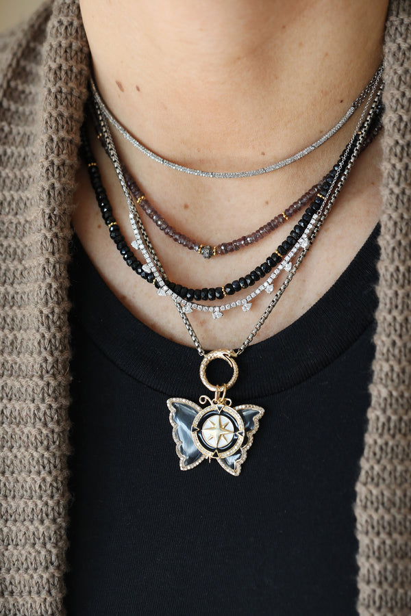 Midnight Sapphire Bali Necklace