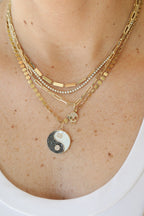 14K Gold Tiny Diamond Skull Charm