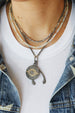 The Luxe Lexi Lock Necklace: Silver Cuban Chain