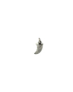 Silver Diamond Horn Charm
