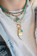 Gradient Golden Zircon Bali Necklace