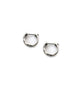 Large 5 Row Pave Diamond Huggie Earring