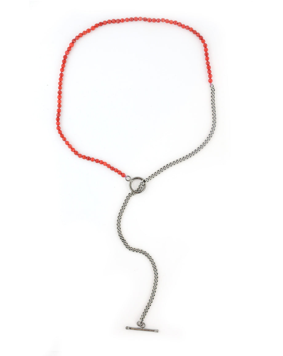 The Sleek Sloan: Coral on Silver