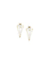 Pointed Crystal Studs