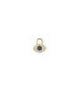 14K Gold Diamond Evil Eye Ear Charm