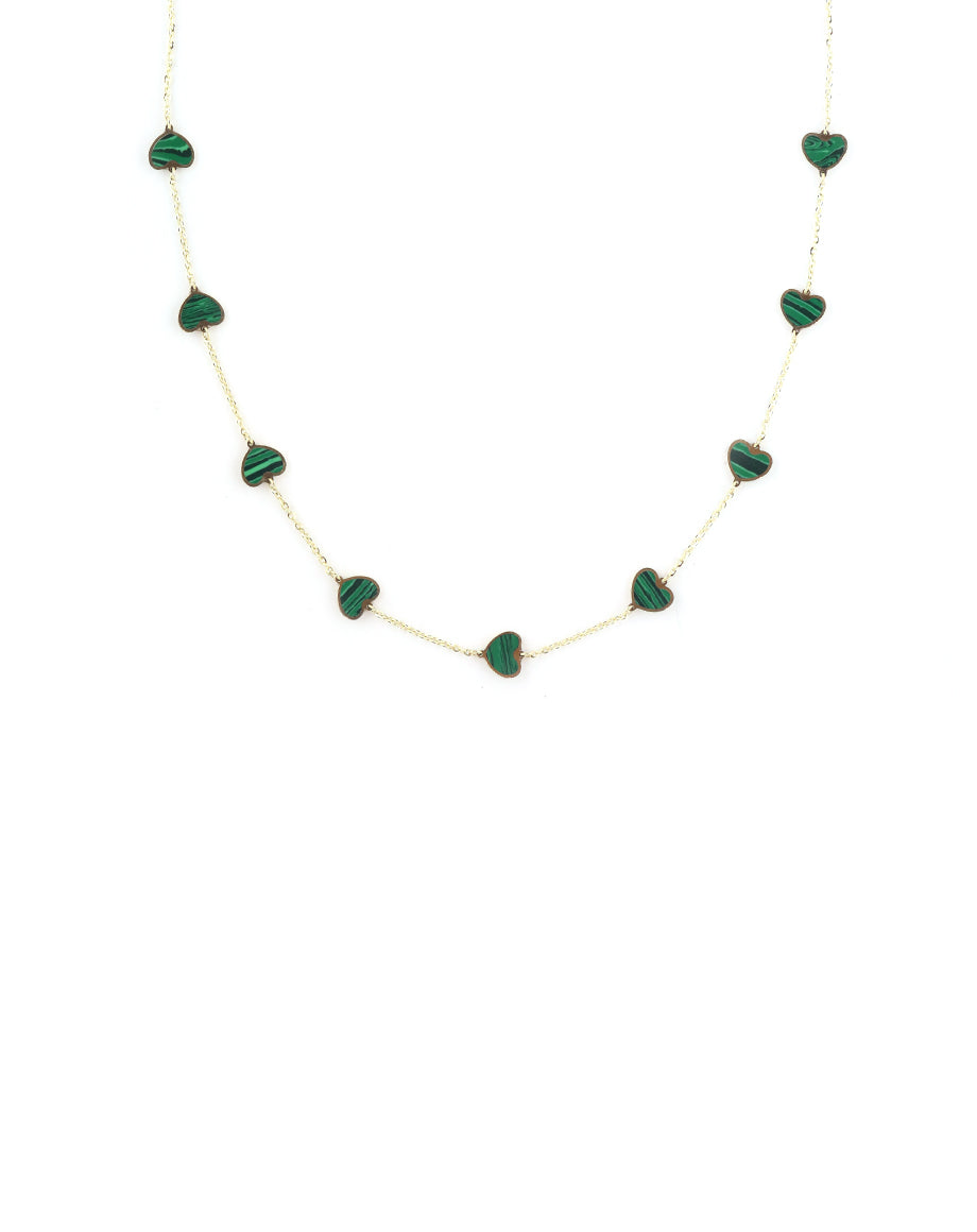 8mm Turquoise Bead Station Necklace in 14kt Yellow Gold | Ross-Simons