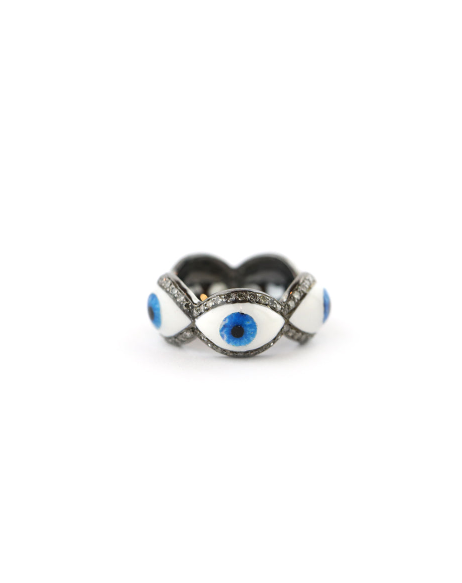 Multi Ringed Eyes Multi Cosmic Eye Diamond Ring | J. Landa