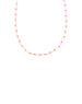 Hot Pink Enamel Tin Cup Necklace